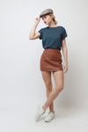 W-EP16-Vintage-Frauen-T-Shirt-Rolled-Sleeve-Stone-Washed-Denim-Vorne