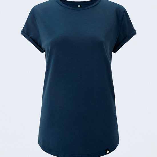 W-EP16-Vintage-Frauen-T-Shirt-Stone-Washed-Denim-Durchschuss