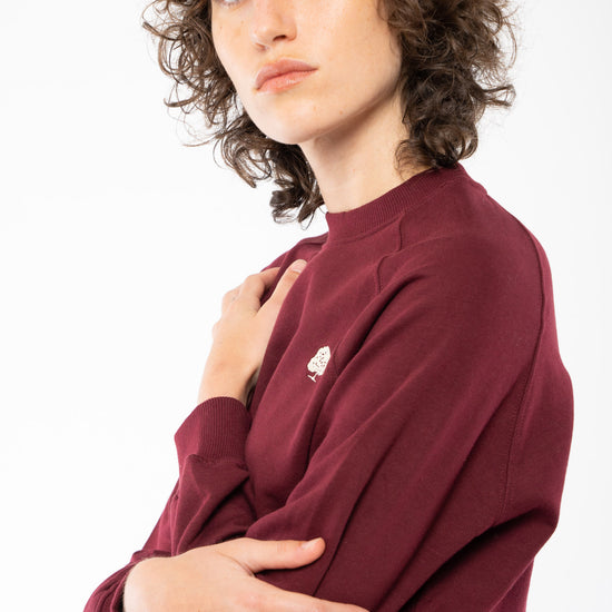 W-EP63-LH2-Raglanaermel-Sweatshirt-Frauen-Burgundy-detail