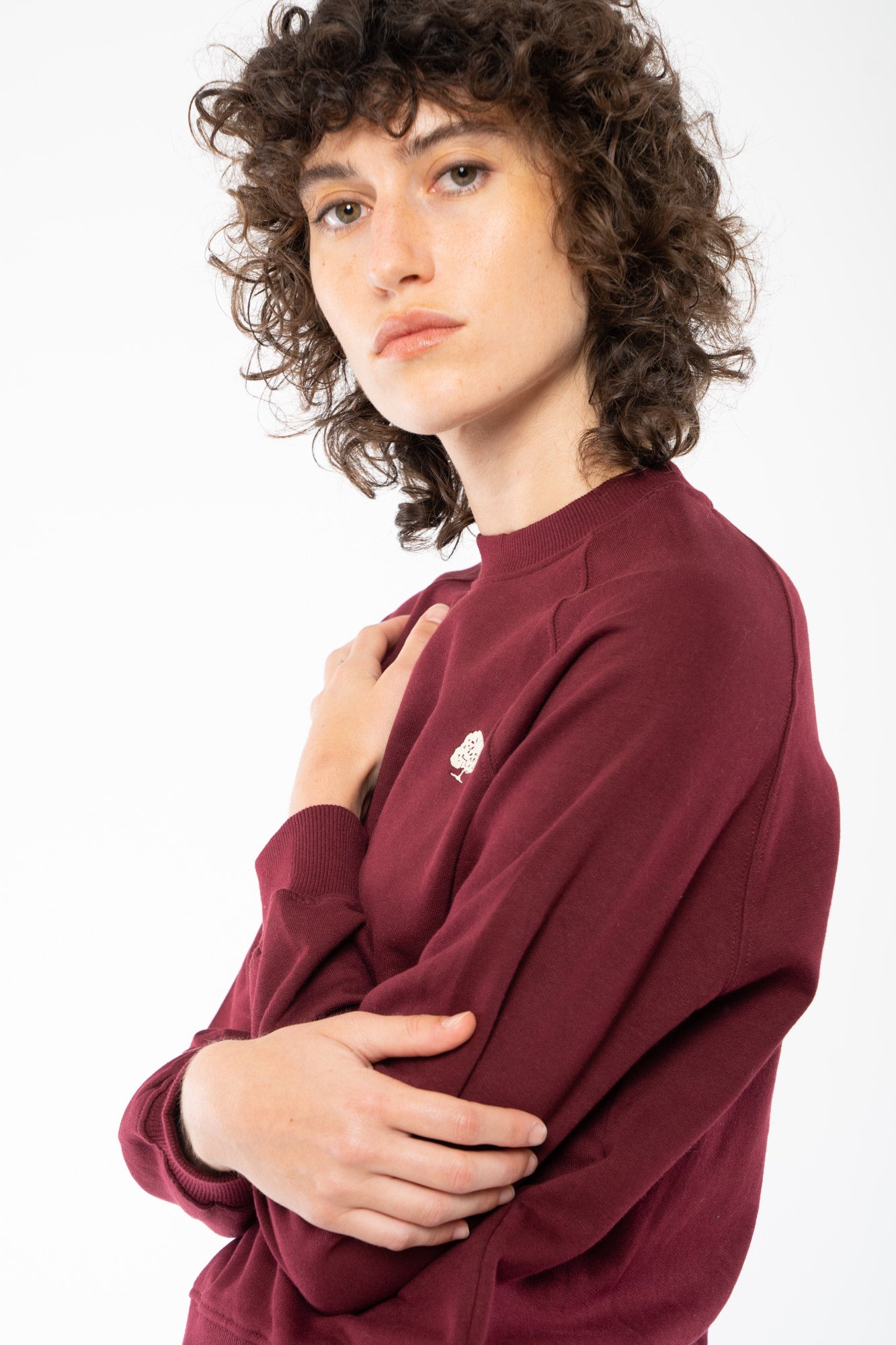 W-EP63-LH2-Raglanaermel-Sweatshirt-Frauen-Burgundy-detail