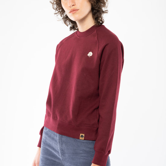 W-EP63-LH2-Raglanaermel-Sweatshirt-Frauen-Burgundy-seite