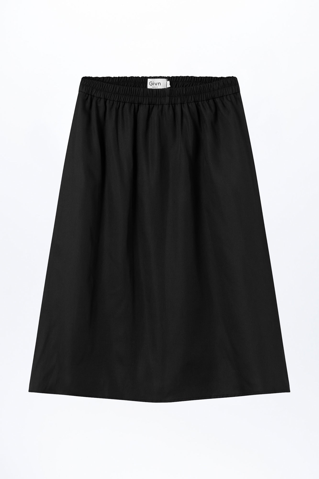 W-GB1414-LEONIE-Rock-aus-Tencel-Bio-Mode-Frauen-HORVAN-Black-Detail