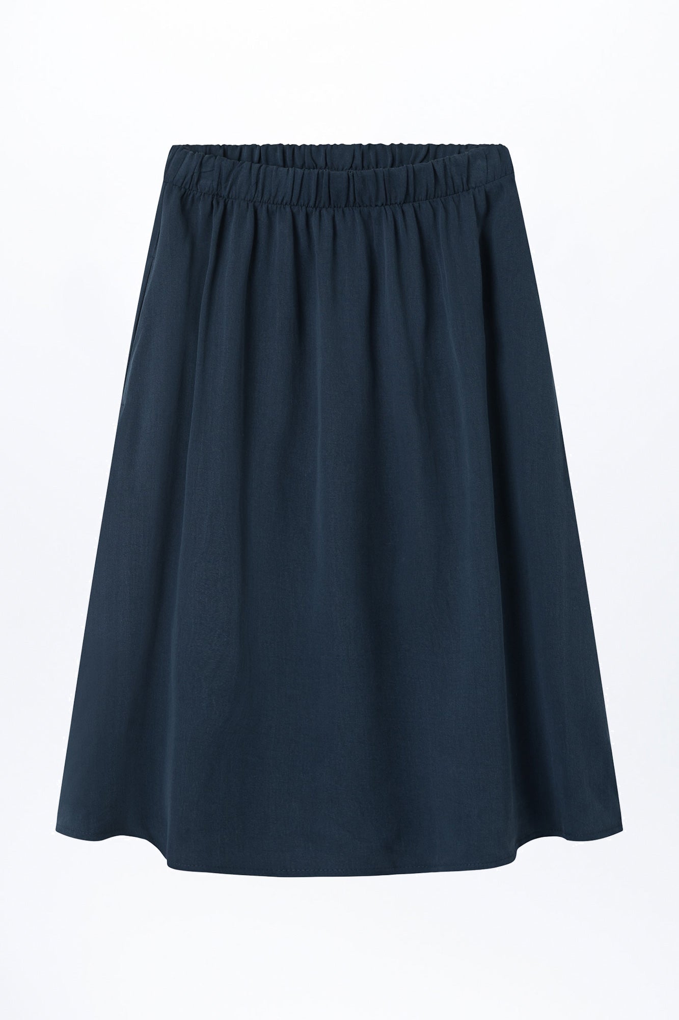 W-GB1414-LEONIE-Rock-aus-Tencel-Bio-Mode-Frauen-HORVAN-Midnight-Blue-Detail