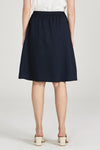 W-GB1414-LEONIE-Rock-aus-Tencel-Bio-Mode-Frauen-HORVAN-Midnight-Blue-Hinten