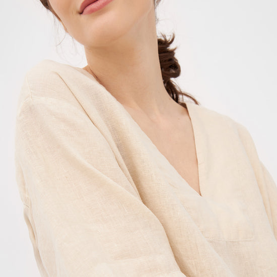 W-GB1548-HARPER-Bluse-aus-Leinen-Oeko-Mode-Online-Shop-VINOTECO-Beige-Vorne3