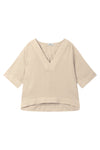 W-GB1548-HARPER-Bluse-aus-Leinen-Oeko-Mode-Online-Shop-VINOTECO-Beige-Vorne4