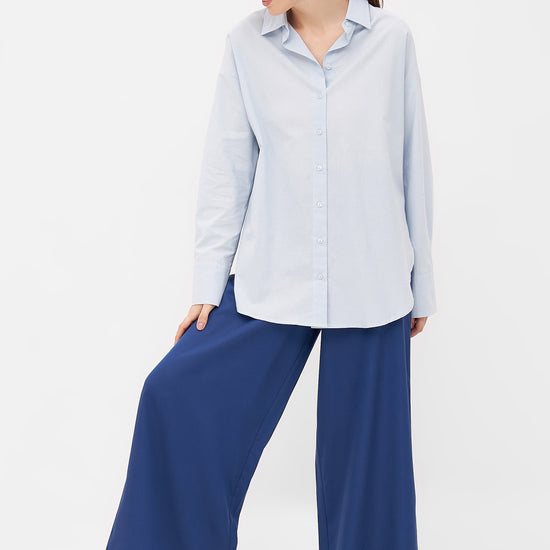 W-GB1550-COSIMA-Bluse-aus-Bio-Baumwolle-Gruene-Mode-Online-Shop-BANIBIBO-Moonlight-Blue-Vorne1
