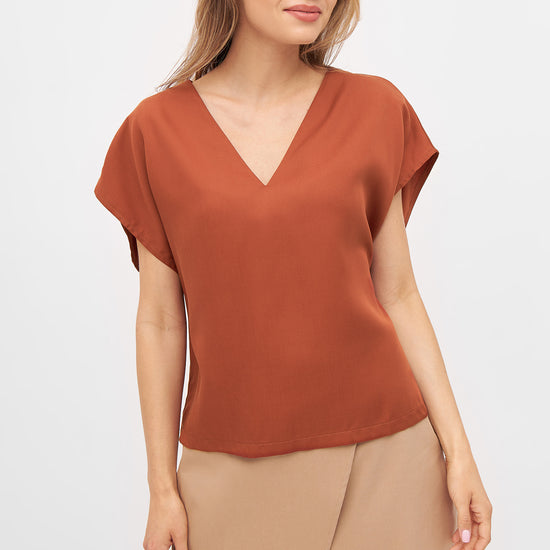 W-GB1551-RUBY-Tencel-Wide-Cut-Bluse-aus-Tencel-Fair-Gehandelte-Kleidung-ZODEO-Terracotta-Vorne5