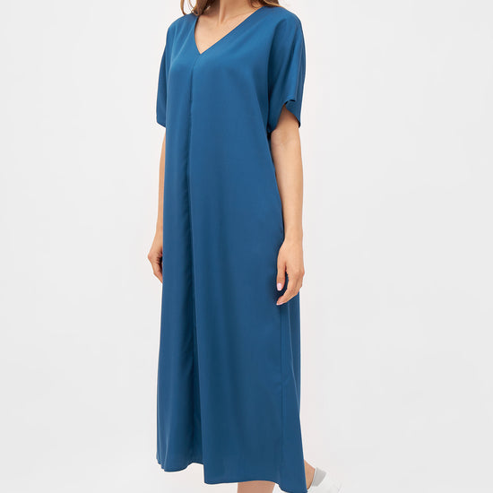 W-GB1558-ONA-Kleid-aus-Lyocell-Bio-Kleidung-MARMEDAS-Atlantic-Blue-Vorne1