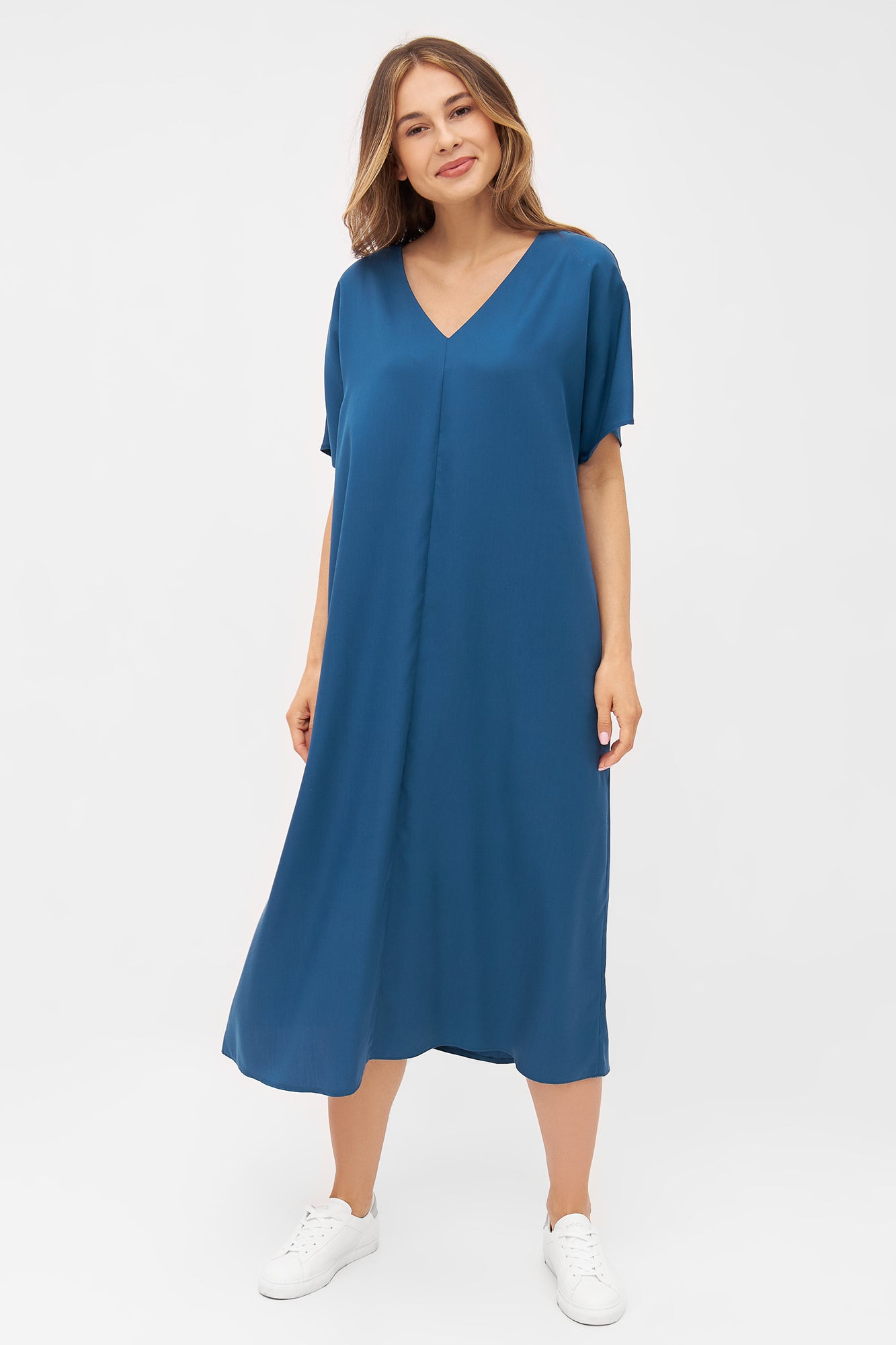 W-GB1558-ONA-Kleid-aus-Lyocell-Bio-Kleidung-MARMEDAS-Atlantic-Blue-Vorne5