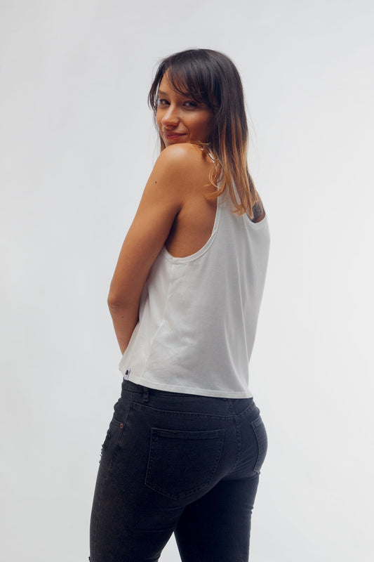 Tank für Damen in White, Seitenansicht