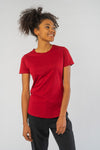 W-N49-Frauen-Ecovero-Holz-T-Shirt-Viskose-Red-Vorn2