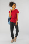 W-N49-Frauen-Ecovero-Holz-T-Shirt-Viskose-Red-Vorne4