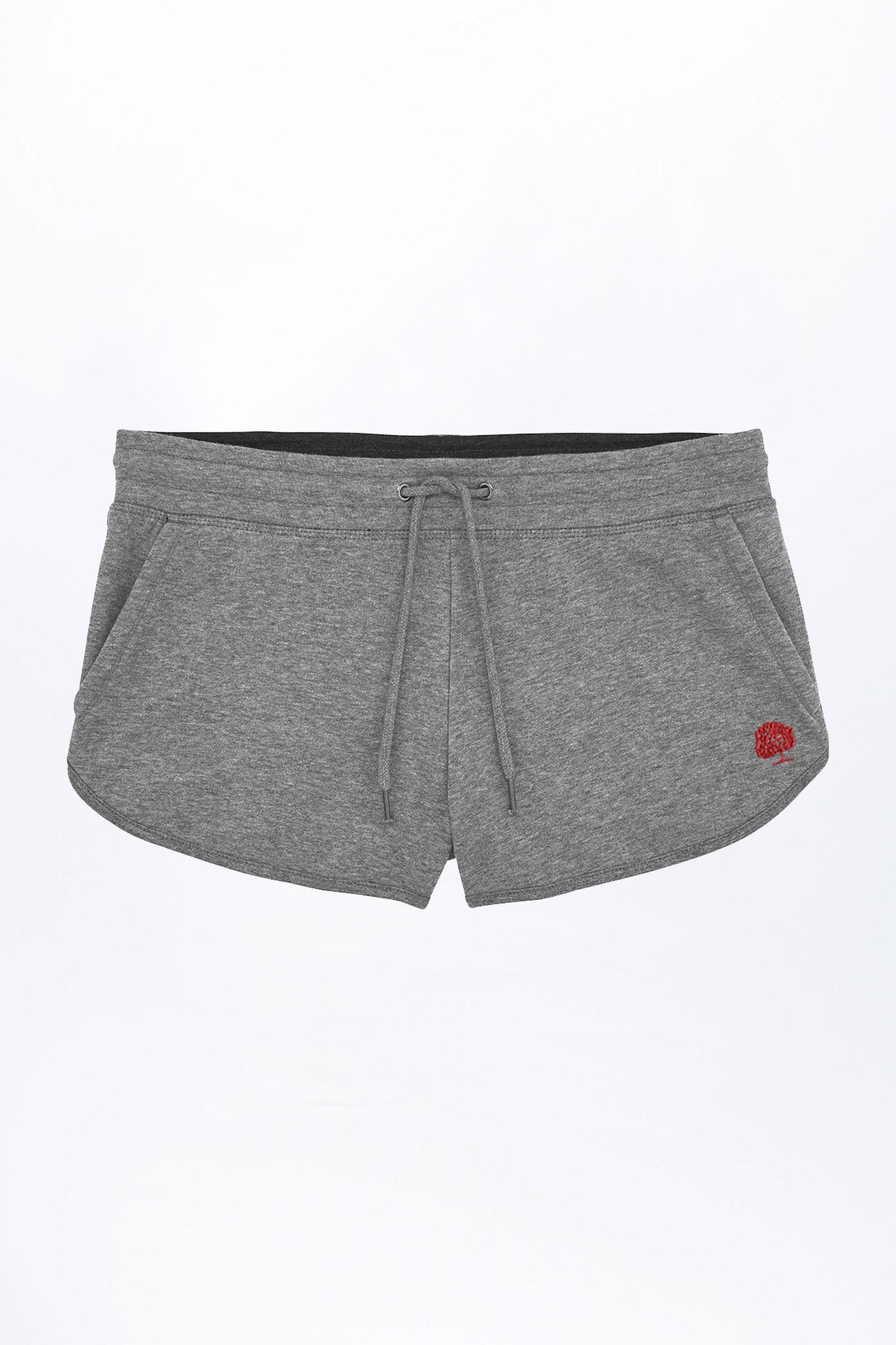 W-STBW130-Kurze-Yoga-Sport-Bio-Shorts-Melange-Grey