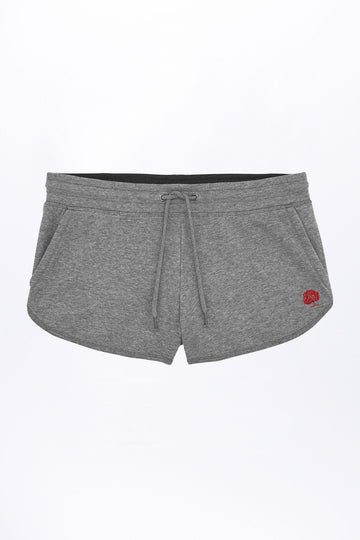 W-STBW130-Kurze-Yoga-Sport-Bio-Shorts-Melange-Grey
