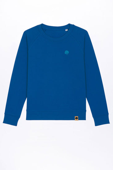 W-STSW146-Standard-Sweatshirt-aus-Bio-Baumwolle-Biokleidung-Frauen-RUBINA-Majorelle-Blue-Vorne1
