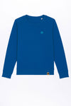 W-STSW146-Standard-Sweatshirt-aus-Bio-Baumwolle-Biokleidung-Frauen-RUBINA-Majorelle-Blue-Vorne1