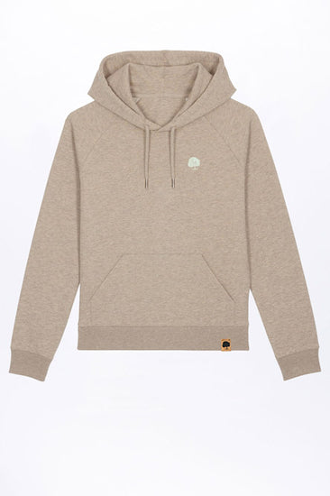 W-STSW148-Standard-Hoodie-aus-Bio-Baumwolle-Kleidung-Oekologisch-Frauen-PETUNIA-Heather-Sand-Vorne5