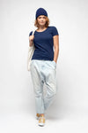 W-STTW032-Standard-T-Shirt-Bio-Fair-Dark-Heather-Blue-Vorne