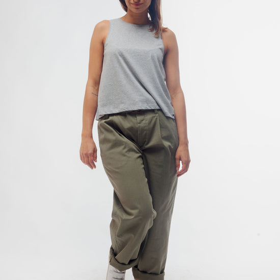W-STTW038-Fair-Shirt-Frauen-Tank-Top-Heather-Grey-Vorne