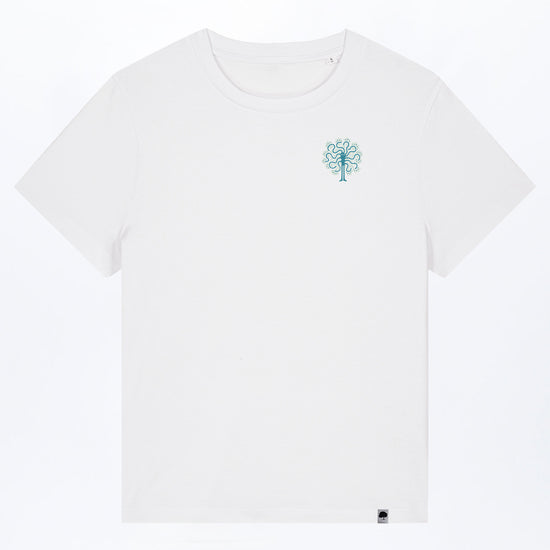 W-STTW172-Basic-T-Shirt-aus-Bio-Baumwolle-Bedrucktes-Design-Baummensch-White