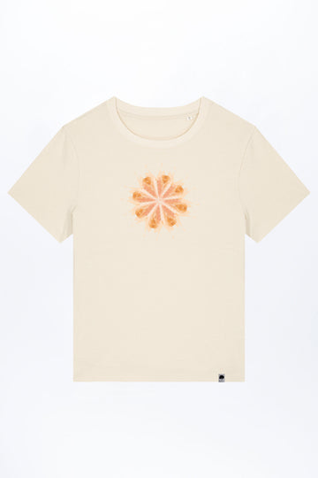 W-STTW172-Basic-T-Shirt-aus-Bio-Baumwolle-Bedrucktes-Design-Bluete-Natural-Raw