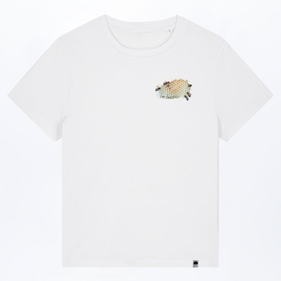 W-STTW172-Basic-T-Shirt-aus-Bio-Baumwolle-Bedrucktes-Design-CASSIMA-Bee-Beautiful-White