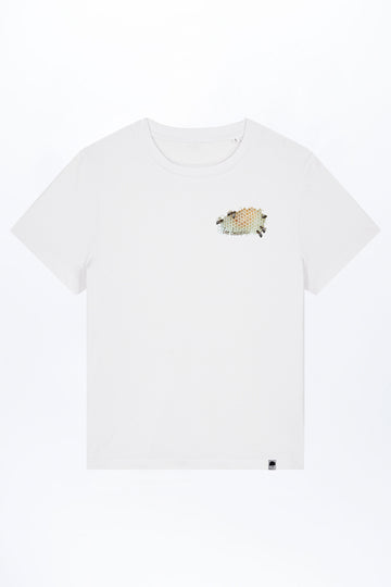 W-STTW172-Basic-T-Shirt-aus-Bio-Baumwolle-Bedrucktes-Design-CASSIMA-Bee-Beautiful-White