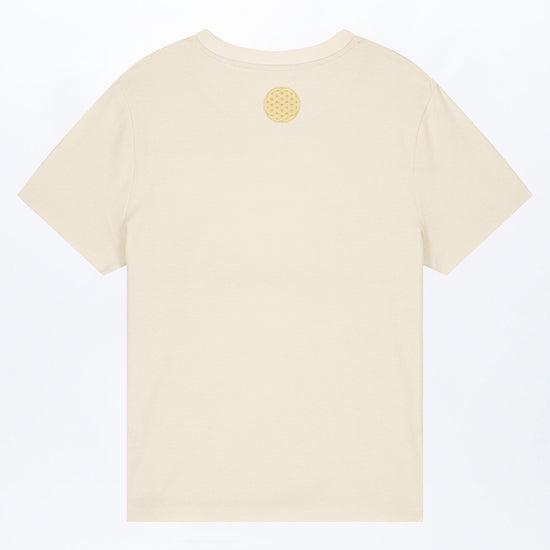 W-STTW172-Basic-T-Shirt-aus-Bio-Baumwolle-Bedrucktes-Design-CASSIMA-Blume-des-Lebens-Natural-Raw