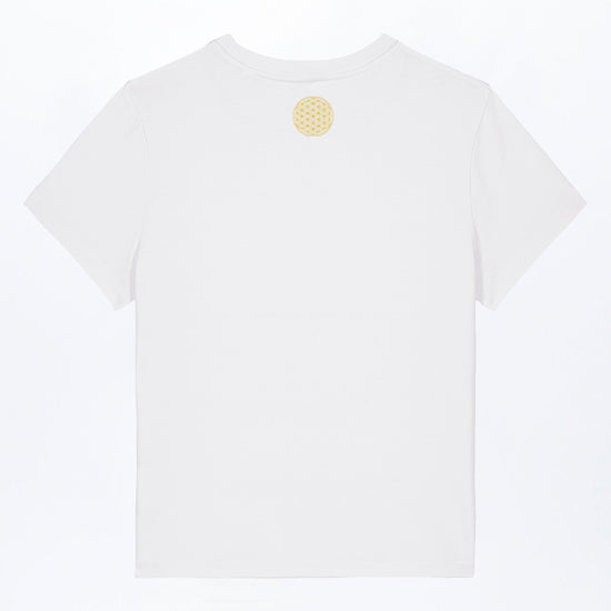 W-STTW172-Basic-T-Shirt-aus-Bio-Baumwolle-Bedrucktes-Design-CASSIMA-Blume-des-Lebens-White