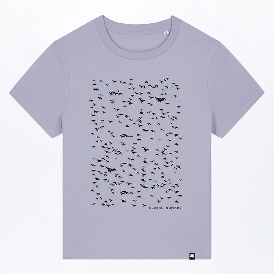 W-STTW172-Basic-T-Shirt-aus-Bio-Baumwolle-Bedrucktes-Design-CASSIMA-Flying-Birds-Lavender