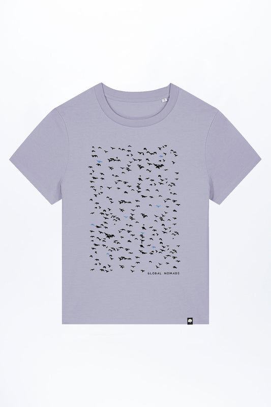 W-STTW172-Basic-T-Shirt-aus-Bio-Baumwolle-Bedrucktes-Design-CASSIMA-Flying-Birds-Lavender