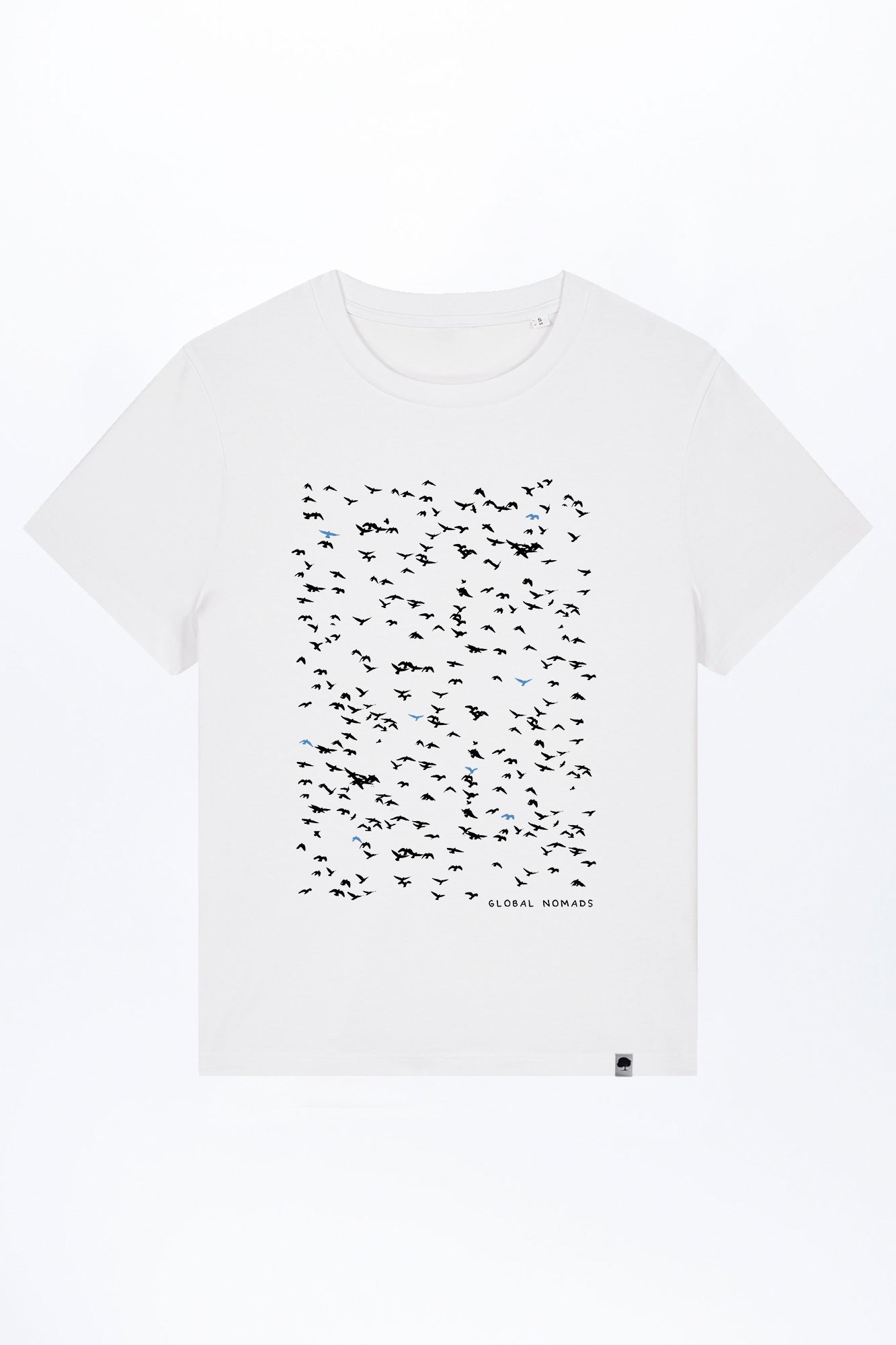 W-STTW172-Basic-T-Shirt-aus-Bio-Baumwolle-Bedrucktes-Design-CASSIMA-Flying-Birds-White