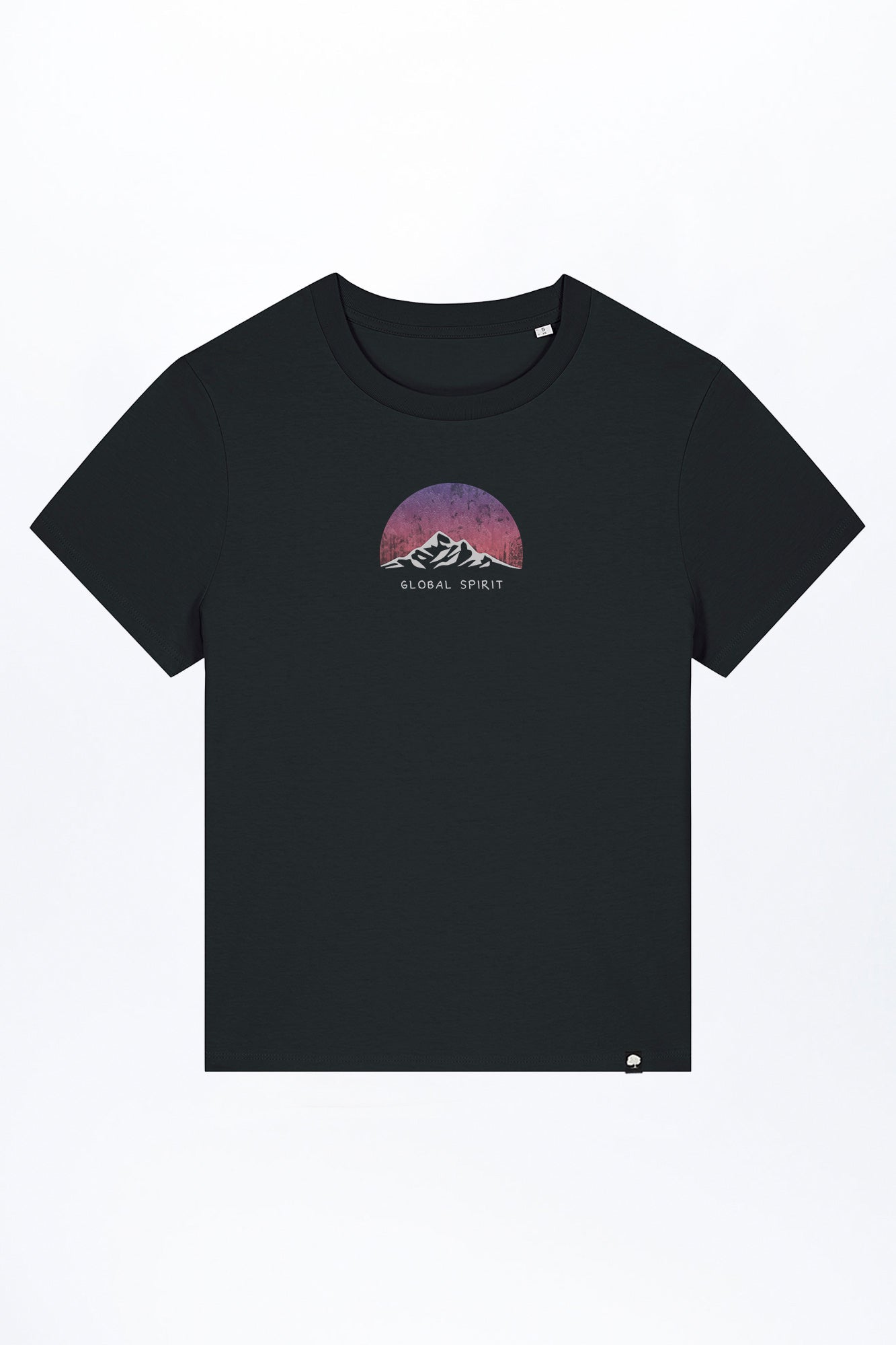 W-STTW172-Basic-T-Shirt-aus-Bio-Baumwolle-Bedrucktes-Design-CASSIMA-Global-Spirit-Black