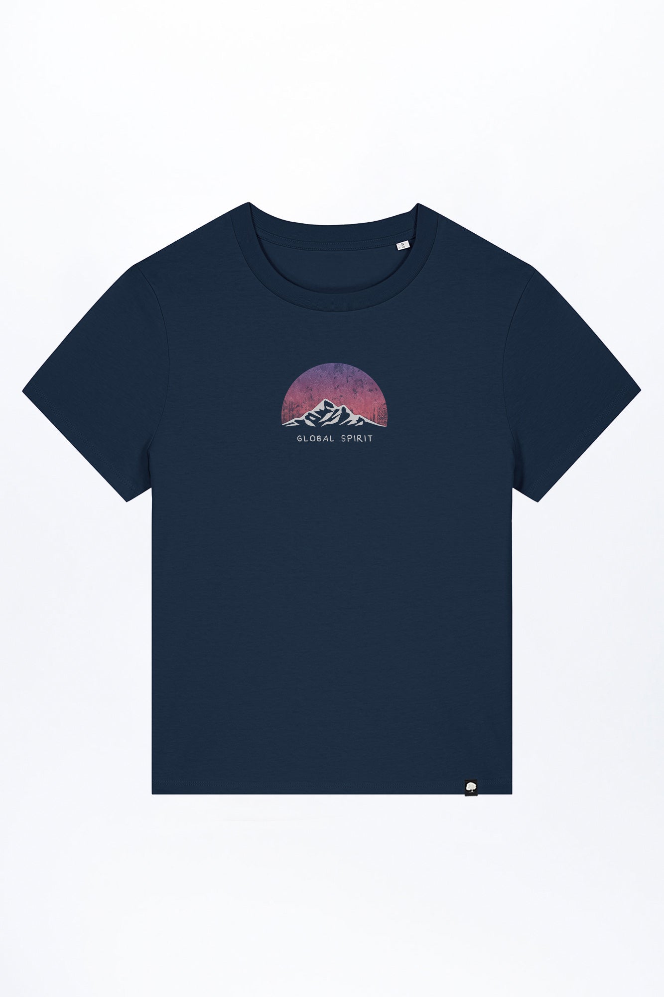 W-STTW172-Basic-T-Shirt-aus-Bio-Baumwolle-Bedrucktes-Design-CASSIMA-Global-Spirit-French-Navy