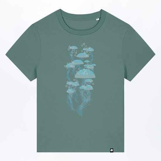 W-STTW172-Basic-T-Shirt-aus-Bio-Baumwolle-Bedrucktes-Design-CASSIMA-Jelly-Green-Bay