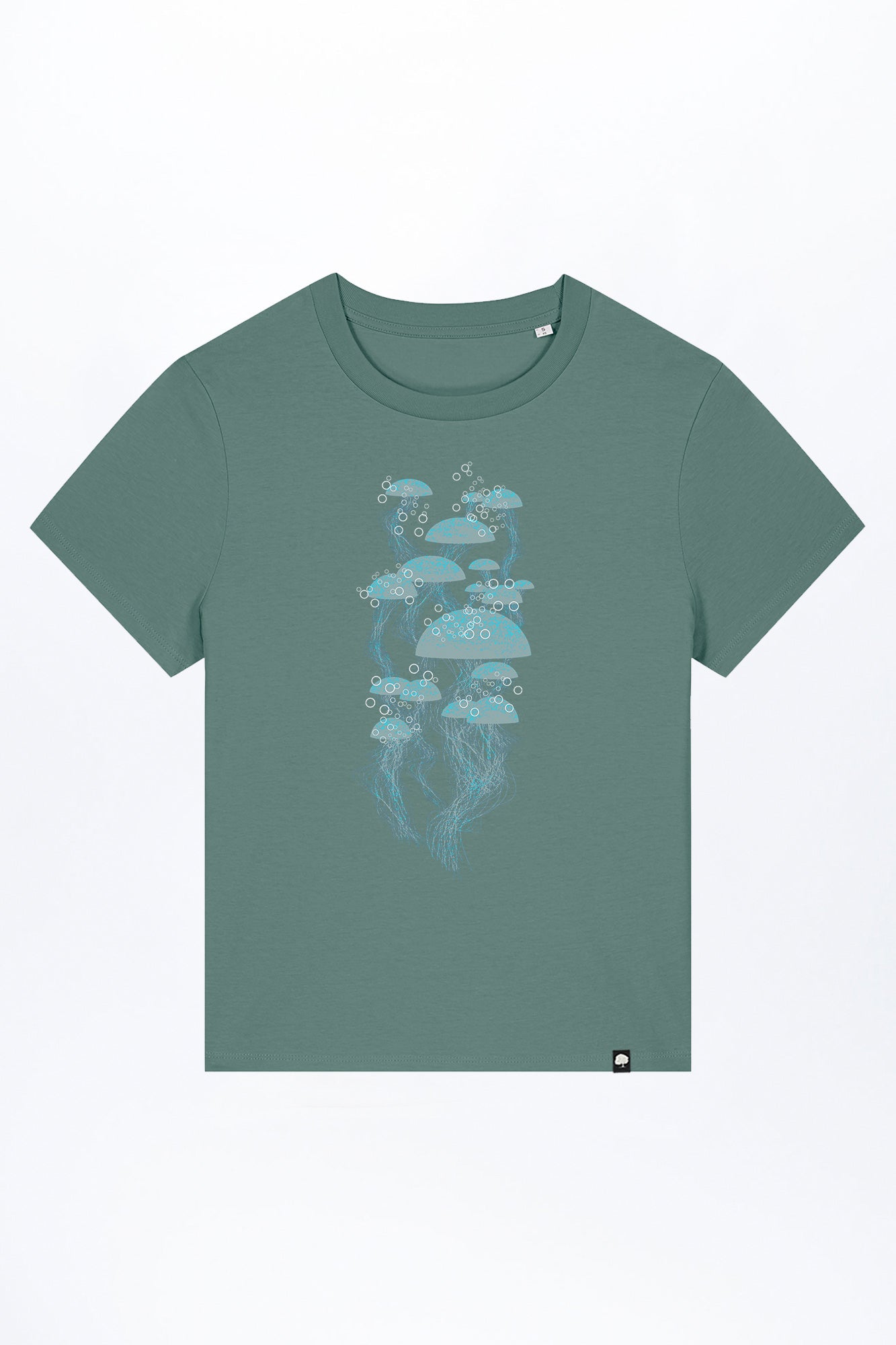 W-STTW172-Basic-T-Shirt-aus-Bio-Baumwolle-Bedrucktes-Design-CASSIMA-Jelly-Green-Bay