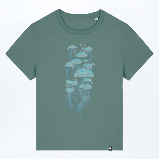 W-STTW172-Basic-T-Shirt-aus-Bio-Baumwolle-Bedrucktes-Design-CASSIMA-Jelly-Green-Bay