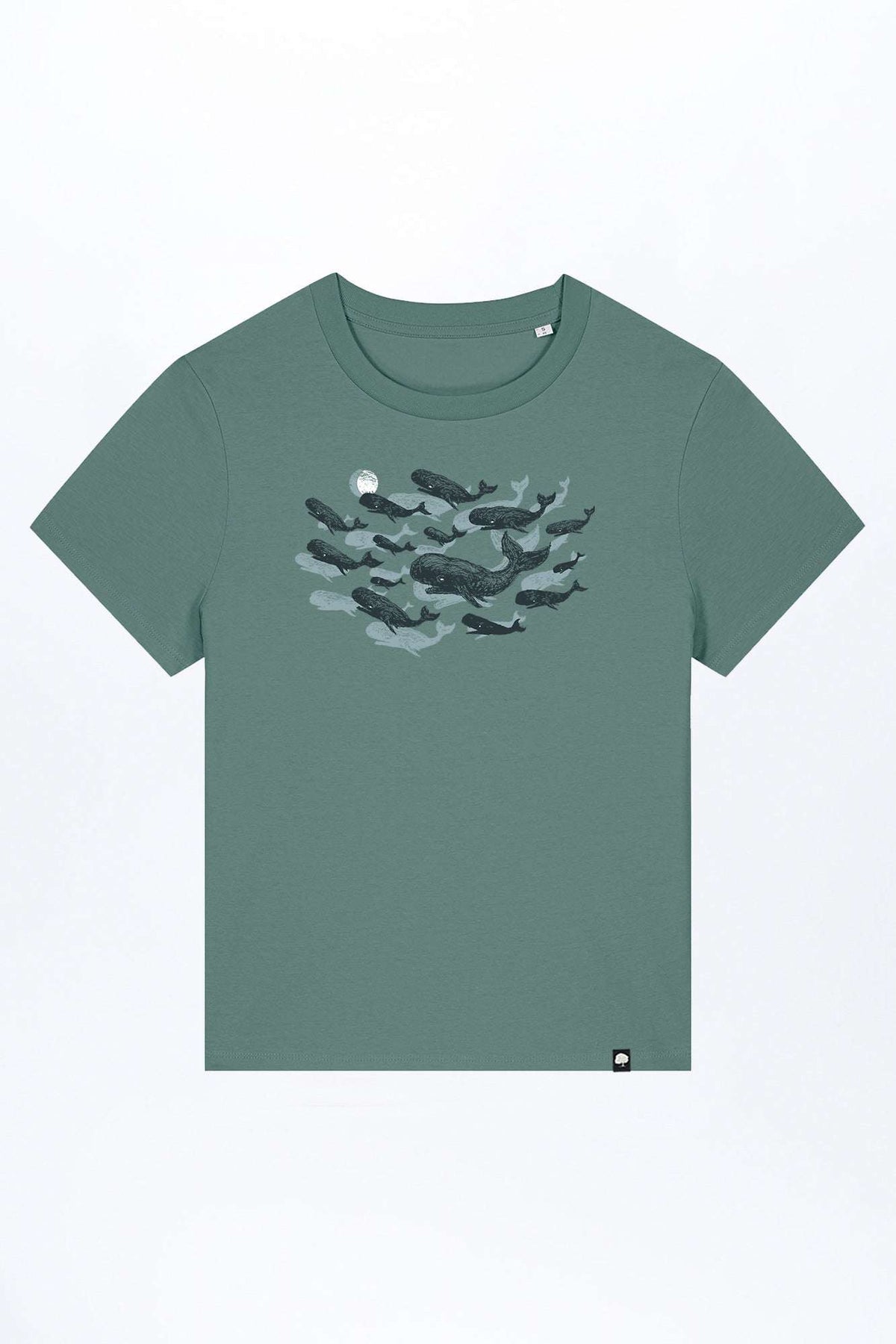 W-STTW172-Basic-T-Shirt-aus-Bio-Baumwolle-Bedrucktes-Design-CASSIMA-Leviathan-Green-Bay