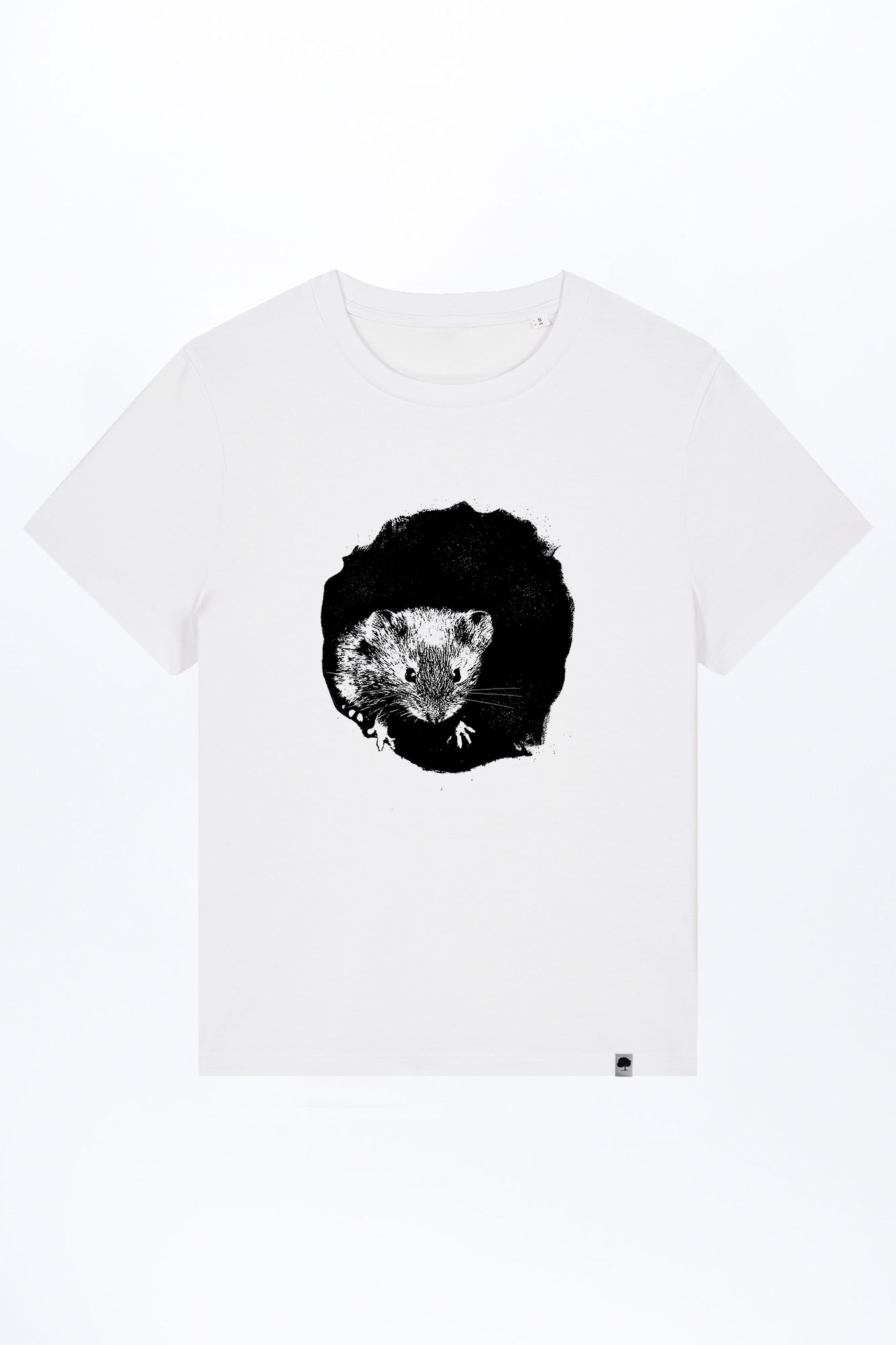 W-STTW172-Basic-T-Shirt-aus-Bio-Baumwolle-Bedrucktes-Design-CASSIMA-Mousie-White