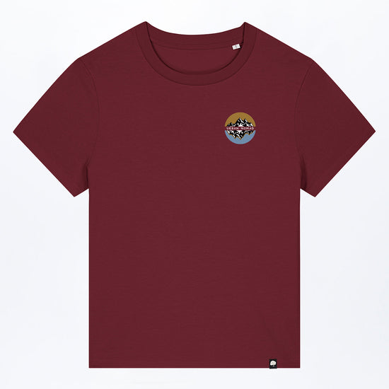 W-STTW172-Basic-T-Shirt-aus-Bio-Baumwolle-Bedrucktes-Design-CASSIMA-Urban-Nomad-Burgundy