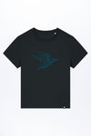 W-STTW172-Basic-T-Shirt-aus-Bio-Baumwolle-Bedrucktes-Design-Freedom-Bird-Black