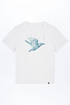 W-STTW172-Basic-T-Shirt-aus-Bio-Baumwolle-Bedrucktes-Design-Freedom-Bird-White