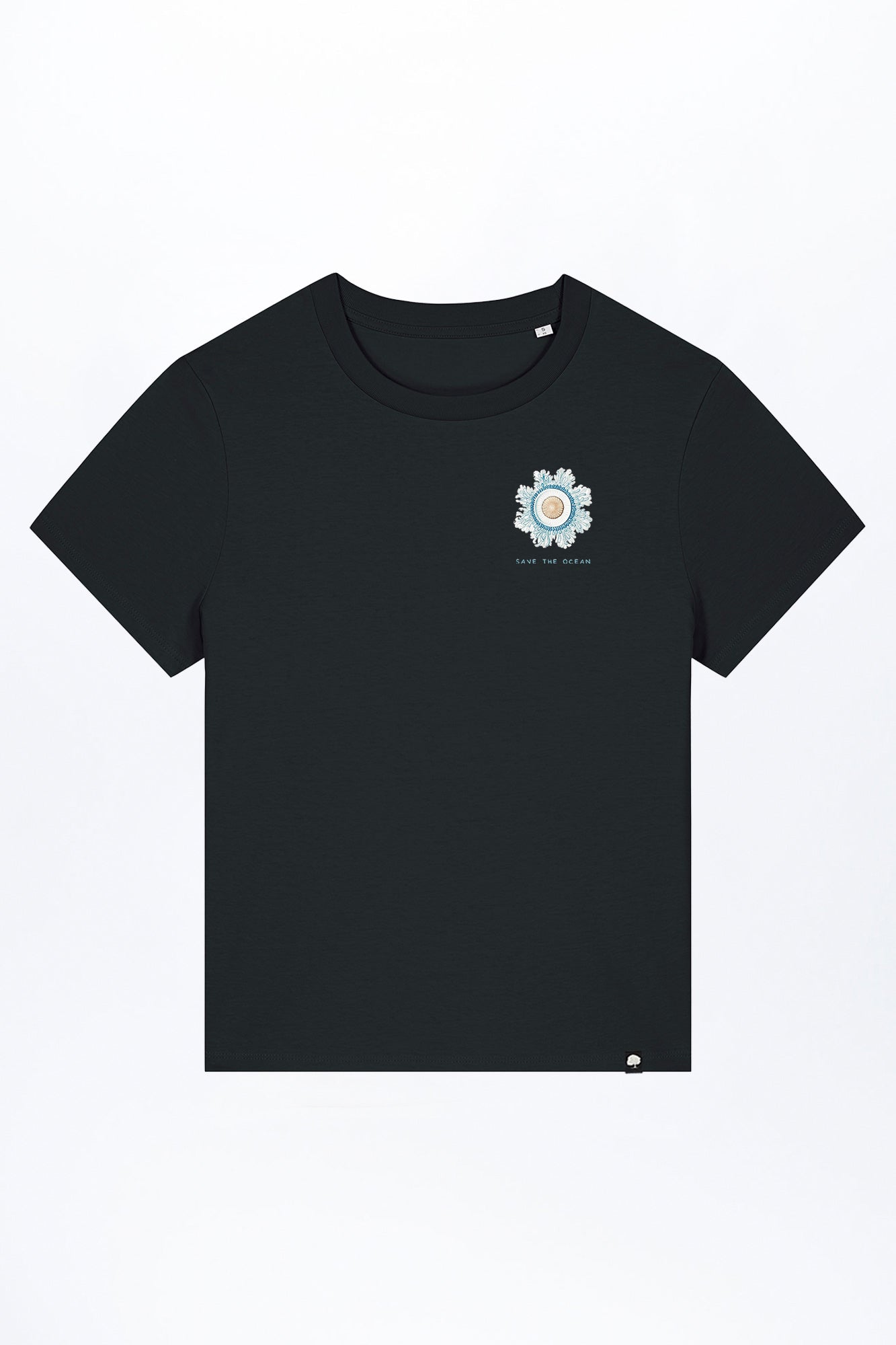 W-STTW172-Basic-T-Shirt-aus-Bio-Baumwolle-Bedrucktes-Design-Save-the-ocean-Black