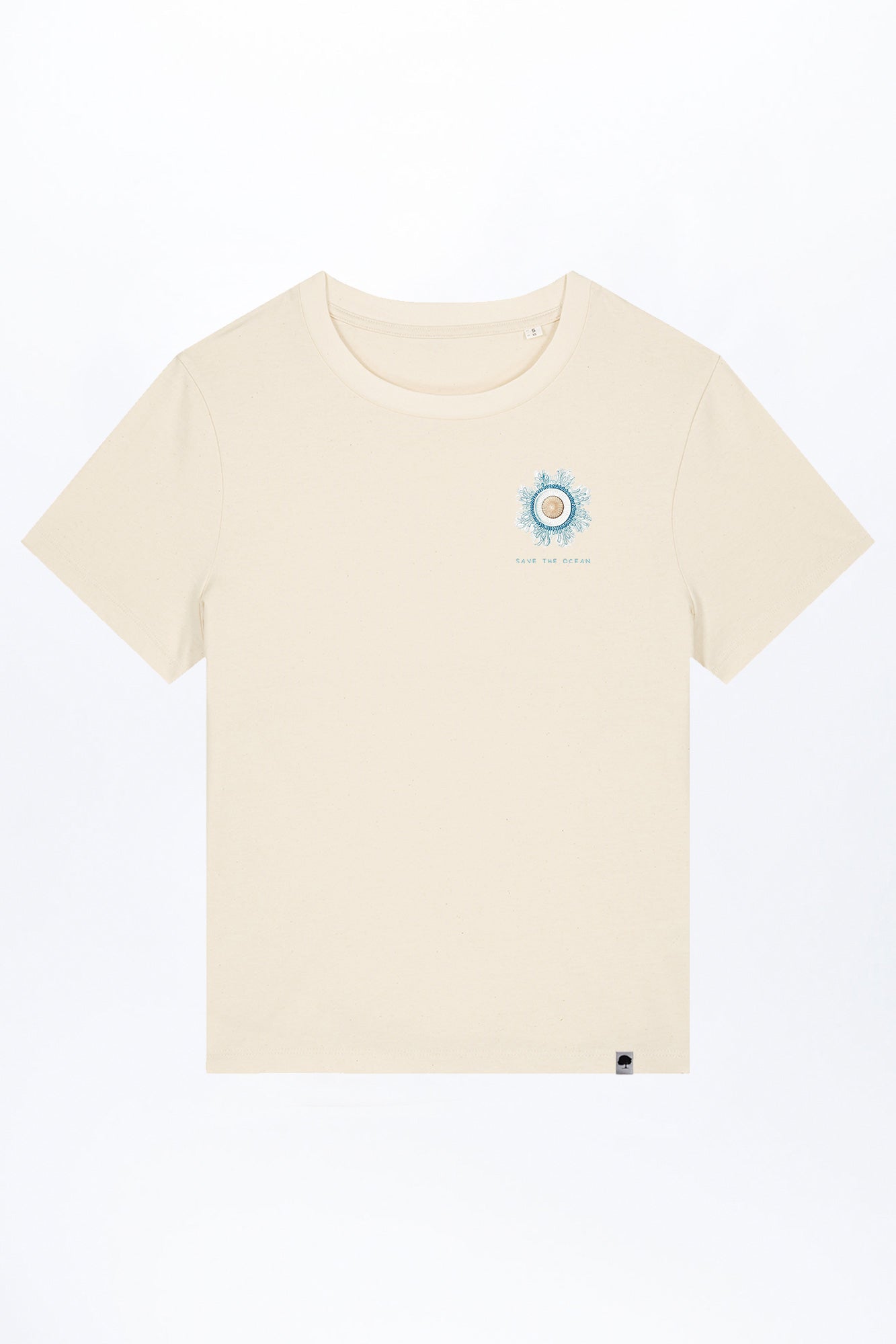 W-STTW172-Basic-T-Shirt-aus-Bio-Baumwolle-Bedrucktes-Design-Save-the-ocean-Natural-Raw