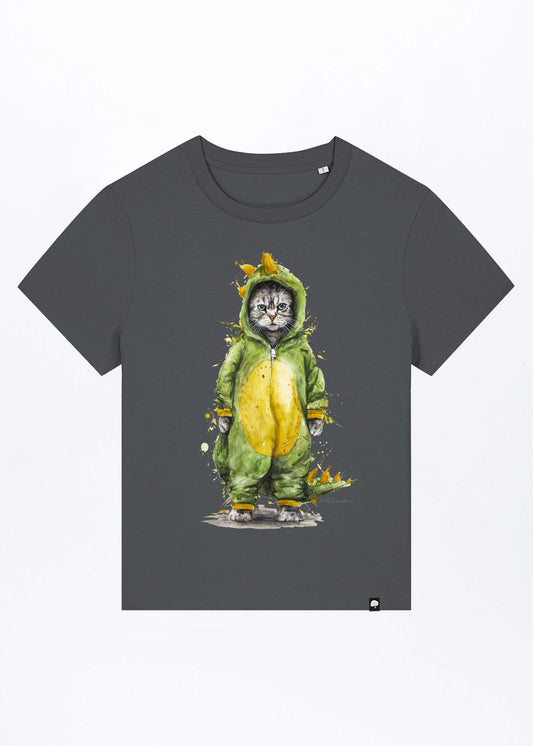 W-STTW172-Cat-Fight-Basic-T-Shirt-aus-Bio-Baumwolle-Oekomode-CASSIMA-Anthracite-Vorne