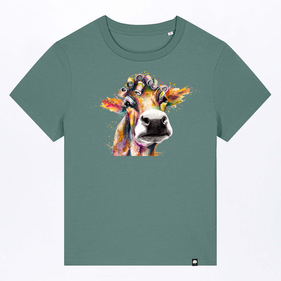 W-STTW172-Cow-Basic-T-Shirt-aus-Bio-Baumwolle-Online-Mode-Shop-CASSIMA-Green-Bay-Vorne