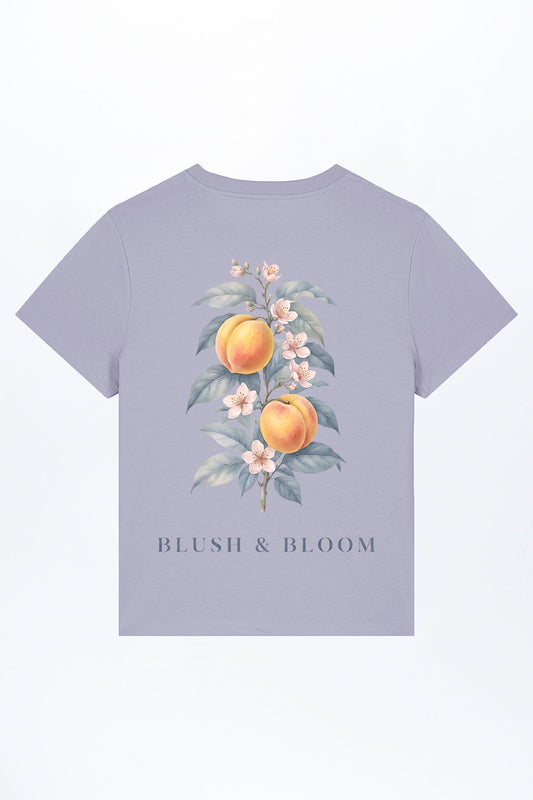 Peach Blush And Bloom Women T-Shirt für Frauen