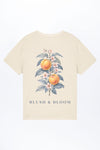 Peach Blush And Bloom Women T-Shirt für Frauen