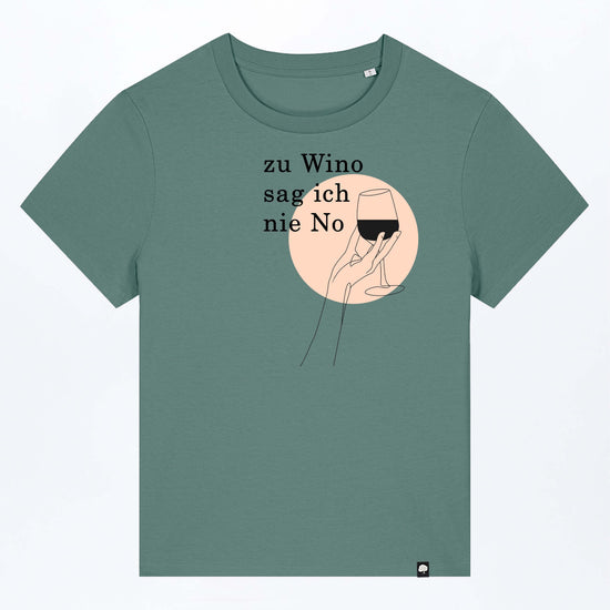 W-STTW172-Zu-Wino-Sag-Ich-Nie-No-Basic-T-Shirt-aus-Bio-Baumwolle-Faire-Kleidung-CASSIMA-Green-Bay-Vorne